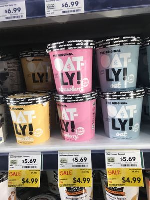 Oat ice cream at Whole Foods Market in Alexandria