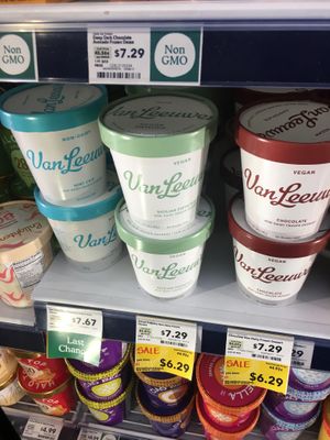Vegan ice cream at Whole Foods Market in Alexandria