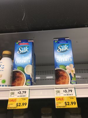 Vegan creamer at Whole Foods Market in Alexandria