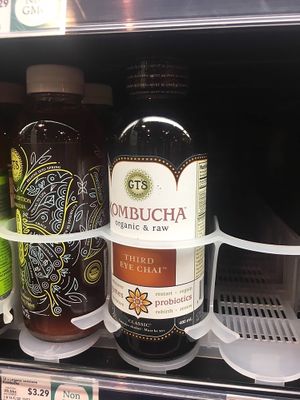 Vegan kombucha at Whole Foods Market in Alexandria