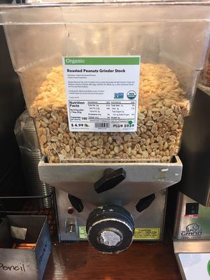 Peanut butter at Whole Foods Market in Alexandria