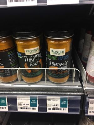 Turmeric root at Whole Foods Market in Alexandria