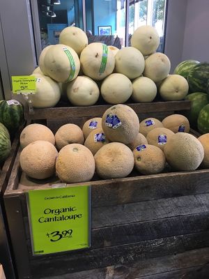 Cantaloupe at Whole Foods Market in Alexandria