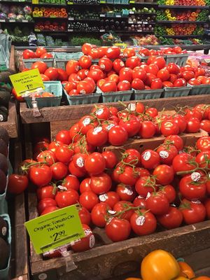 Tomatoes at Whole Foods Market in Alexandria