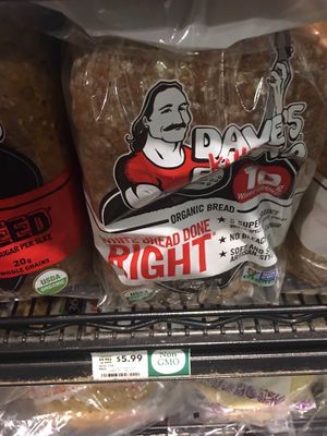 Vegan bread at Whole Foods Market in Alexandria