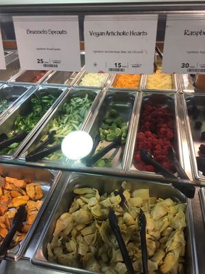 Vegan artichoke hearts at Whole Foods Market in Alexandria