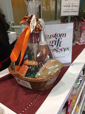 Custom gift baskets at Whole Foods Market in Alexandria