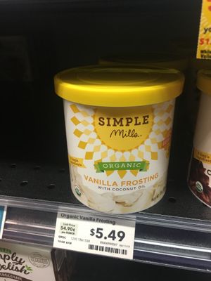 Vegan frosting at Whole Foods Market in Alexandria