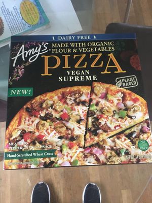 Vegan pizza at Whole Foods Market in Alexandria