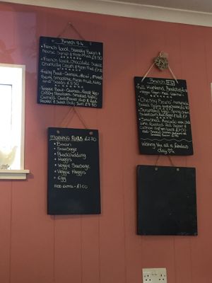 Menus (1/2) at Cafe Eighty2 in Drumnadrochit