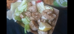 Salt and pepper squid . at Northcote Fish & Chips in Northcote