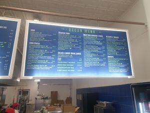 Exciting menu for vegans who live the pretend things at Northcote Fish & Chips in Northcote