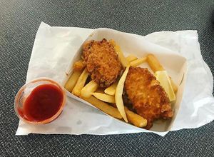 Vegan Fish and Chips at Northcote Fish & Chips in Northcote