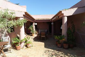 beautiful terrace, perfect to eat with others guests at night at Casa D'Ouro in Praia Da Luz