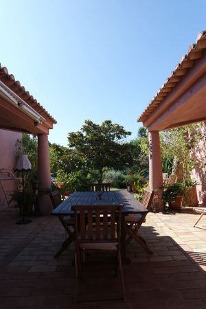 The beautiful terrace at Casa D'Ouro in Praia Da Luz