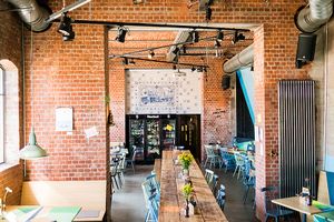 Our Restaurant at ÜberQuell Brauwerkstätten in Hamburg