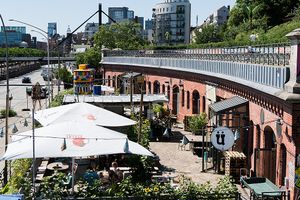 Terrace  at ÜberQuell Brauwerkstätten in Hamburg