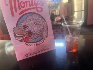   at Monty's Good Burger in Riverside