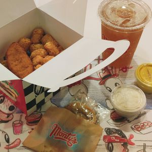 Tindies & Tots at Monty's Good Burger in Riverside