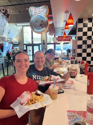   at Monty's Good Burger in Riverside