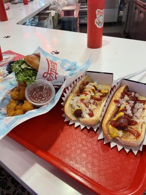   at Monty's Good Burger in Riverside