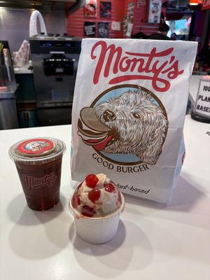  Bring a plus one or don’t!  at Monty's Good Burger in Riverside