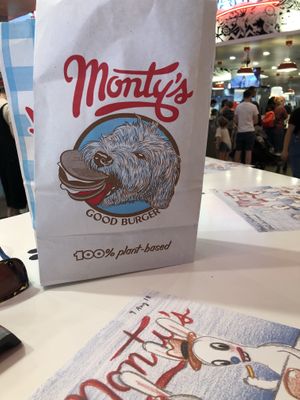 Monty at Monty's Good Burger in Riverside