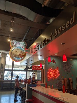 Cool vibe at Monty's Good Burger in Riverside