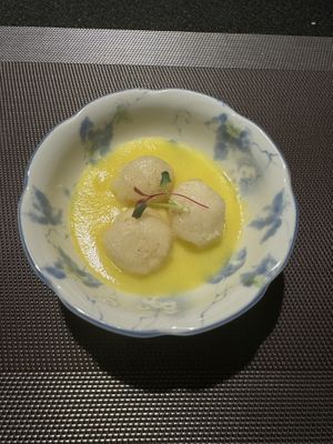 Peanut tofu  at Yù Shàn Gé 鈺善閣 in Taipei