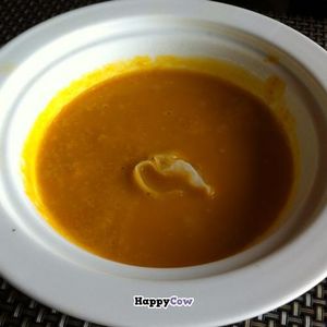 Pumpkin soup at Yù Shàn Gé 鈺善閣 in Taipei