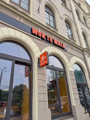 from the outside at Wok to Walk in Riga