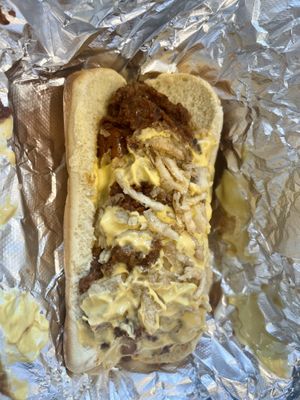 Vegan hot dog at Pure Juicery Bar in Cary