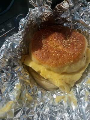 Southwest Comfort Breakfast Sandwich at Pure Juicery Bar in Cary