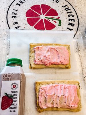 Vegan Pop Tarts and Nut Mylk at Pure Juicery Bar in Cary