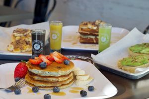 Vegan breakfast at Pure Juicery Bar in Cary