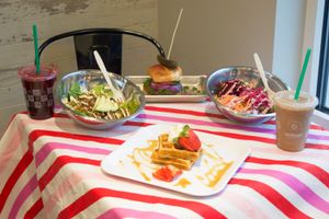 Brunch options at Pure Juicery Bar in Cary