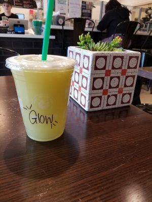 🌟🌟Glow🌟🌟 fresh-pressed juice! ✨ at Pure Juicery Bar in Cary