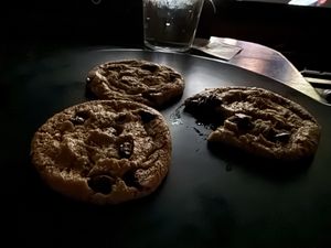 Vegan chocolate chip cookies   at Alamo Drafthouse Cinema in San Francisco