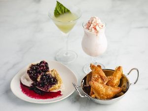 Cheddar & Horseradish Puffs
Queen's Cake
http://bit.ly/2Q71tHV at Alamo Drafthouse Cinema in San Francisco