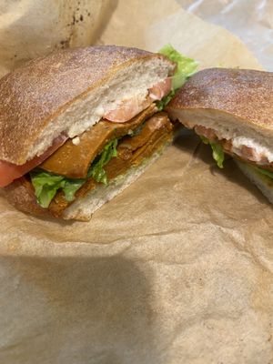 A sandwich from the deli  at Whole Foods Market - Westlake in Seattle