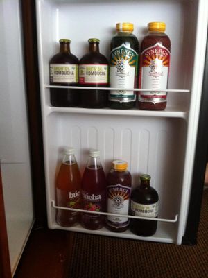 We really do have a kombucha problem. at Whole Foods Market - Westlake in Seattle