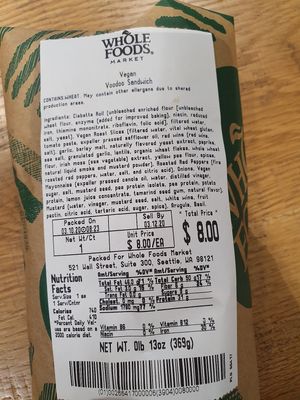 Voodoo vegan at Whole Foods Market - Westlake in Seattle