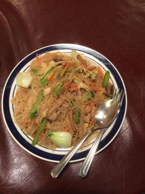 Menu Item # 51. Garden Special Chow Mein. $8.95. at Affinity Vegetarian Garden in Winnipeg