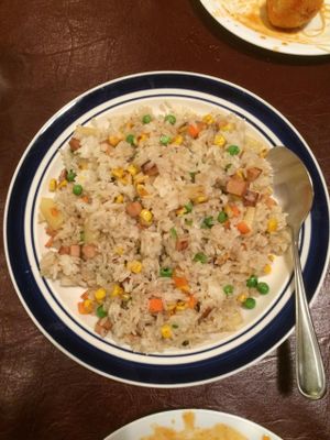 Menu Item # 59. Hawaiian Fried Rice. $9.50. at Affinity Vegetarian Garden in Winnipeg