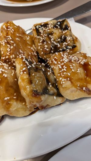 Sesame seaweed tofu sheets at Affinity Vegetarian Garden in Winnipeg