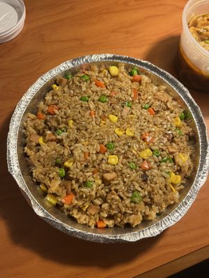 Garden fried rice   at Affinity Vegetarian Garden in Winnipeg