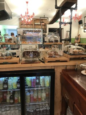 Beautiful choice of cakes and treats  at Domu in Bangor