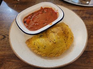 Buckwheat Borscht and Jamaican Style Curried Veg Pastie at Domu in Bangor