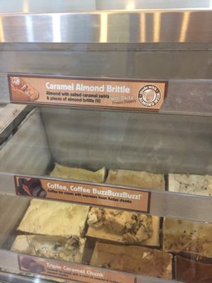 caramel almond brittle  at Ben & Jerry's - 24 St Marks Place in New York City