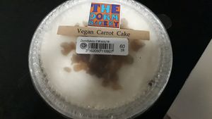 Vegan carrot cake at The Dorm Bakery in Chiang Mai